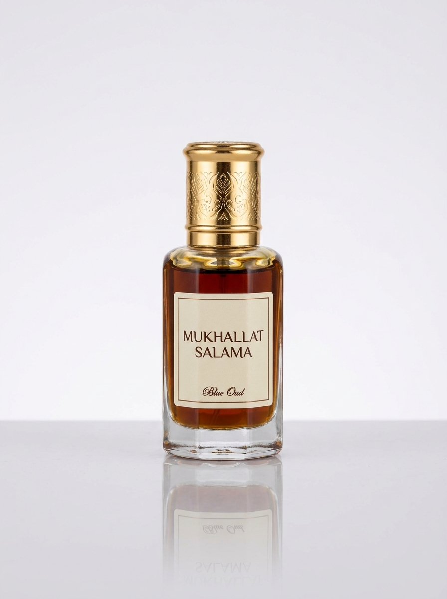 Mukhallat Salama oil perfume bottle